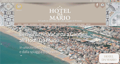 Desktop Screenshot of hoteldamario.it