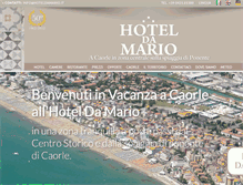 Tablet Screenshot of hoteldamario.it